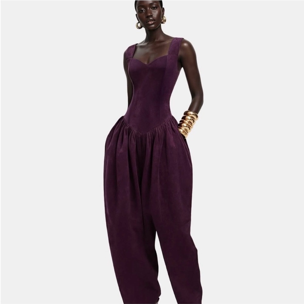 Elegant Purple Jumpsuit